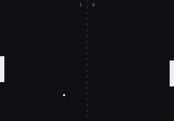 Pong, AI vs AI