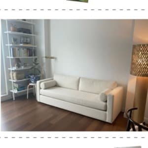 Plop: the sofa rendered in place
